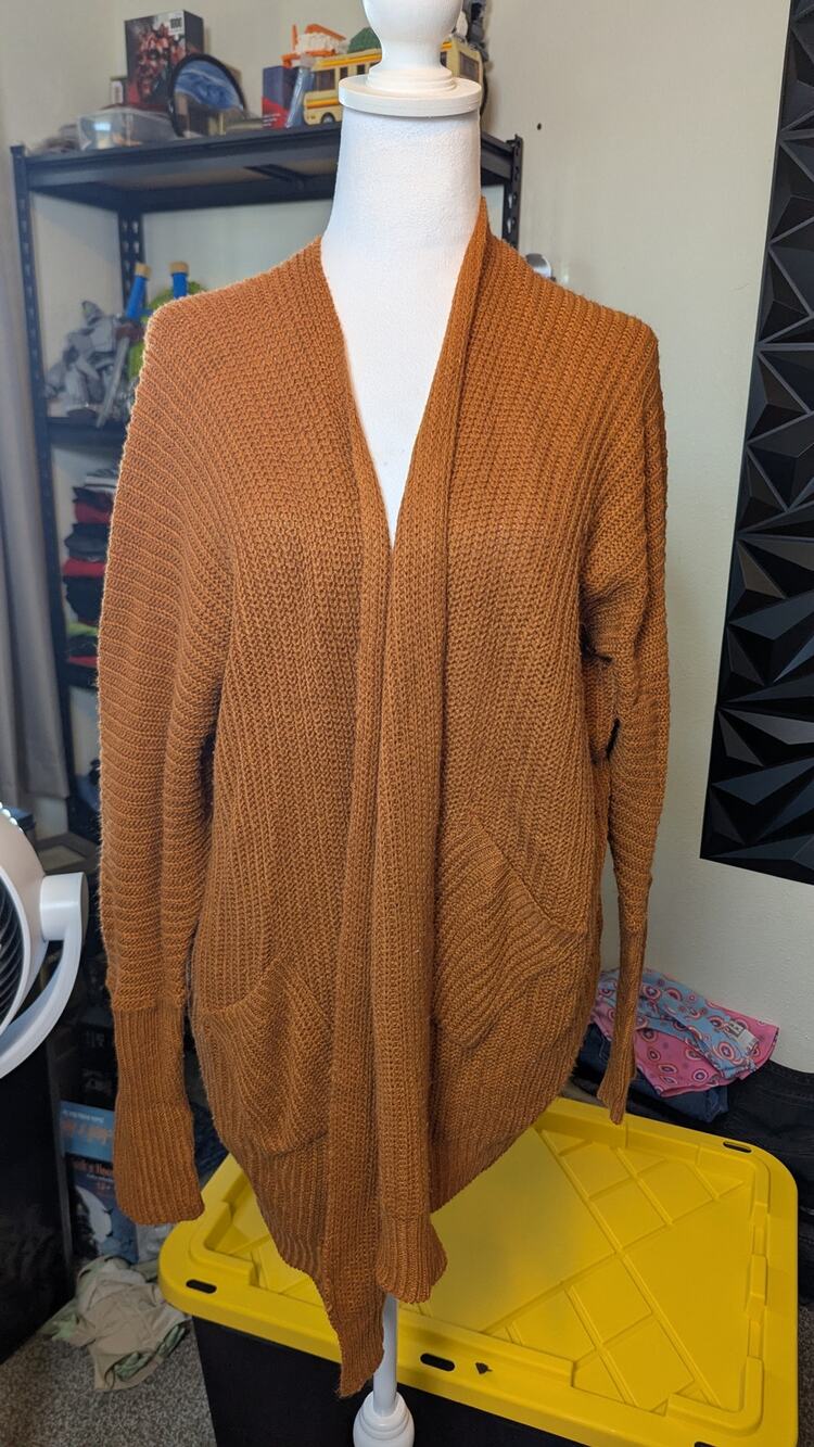 Say What? Women's Knit Cardigan Sweater Size Medium